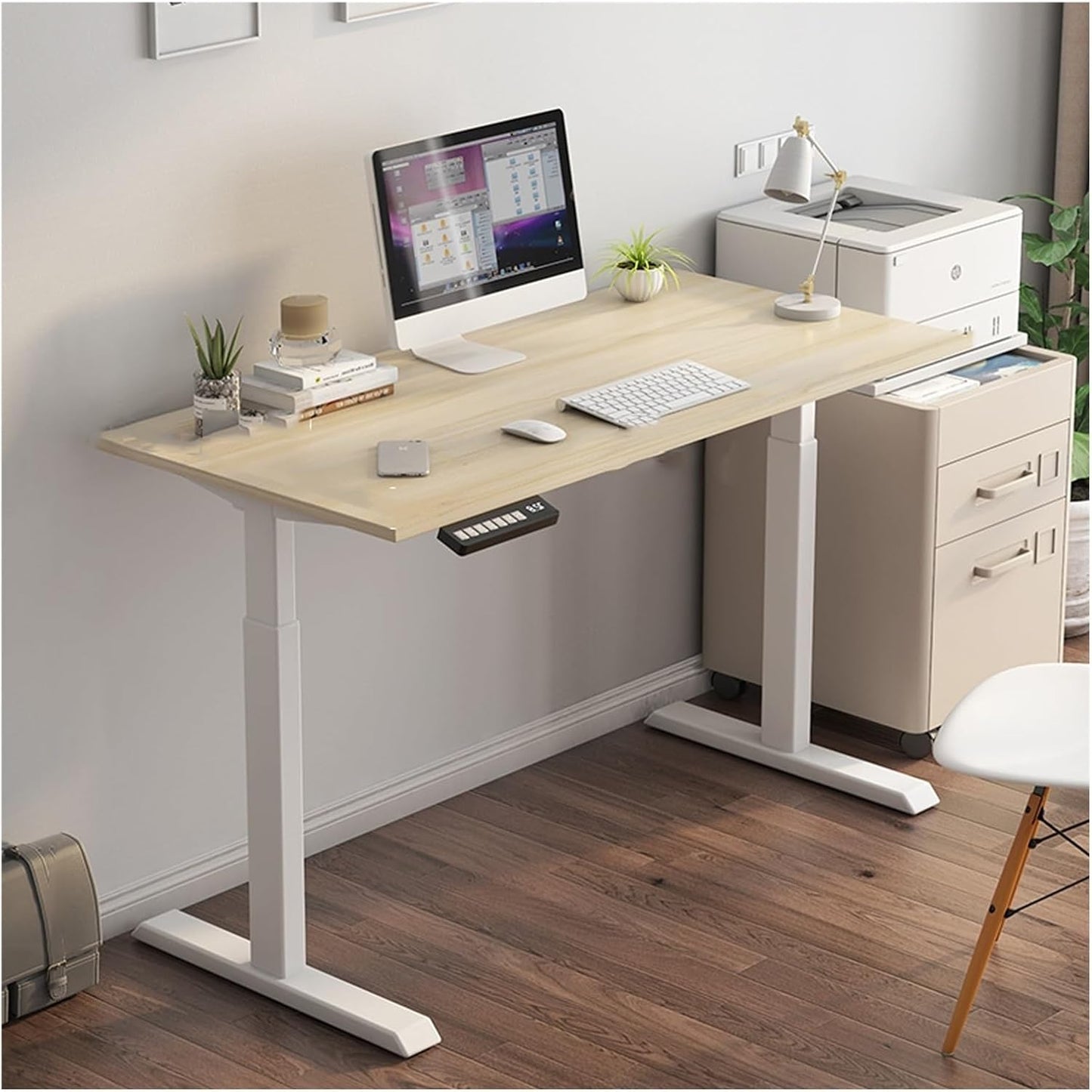 🖥️⚡ Electric Standing Desk | Adjustable Height Workstation 🏠📈