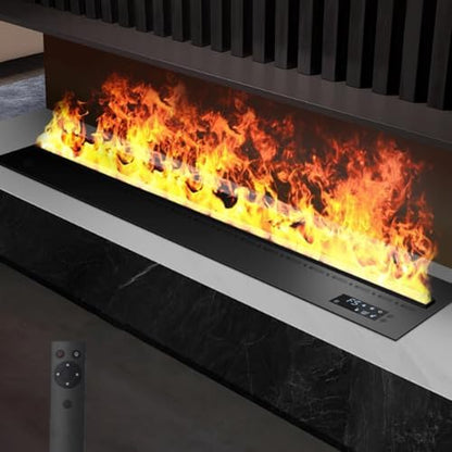 🔥🌫️ Flame Fireplace Humidifier | Smart Aroma Diffuser Light ✨🏠