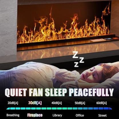 🔥🌫️ Flame Fireplace Humidifier | Smart Aroma Diffuser Light ✨🏠