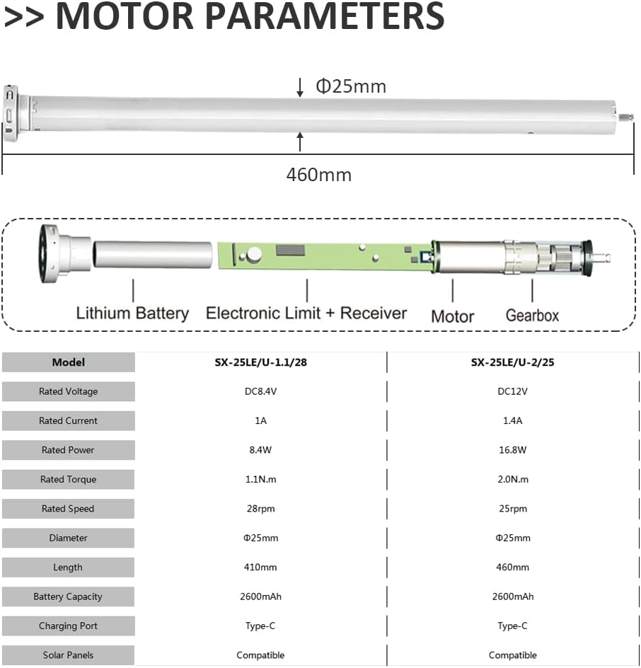 🪟⚡ Smart ZigBee Curtain Motor | Rechargeable Electric Retrofit System 🏠📡