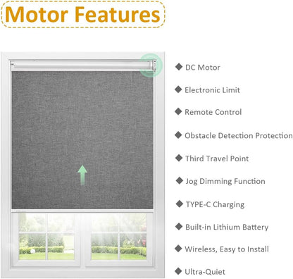 🪟⚡ Smart ZigBee Curtain Motor | Rechargeable Electric Retrofit System 🏠📡