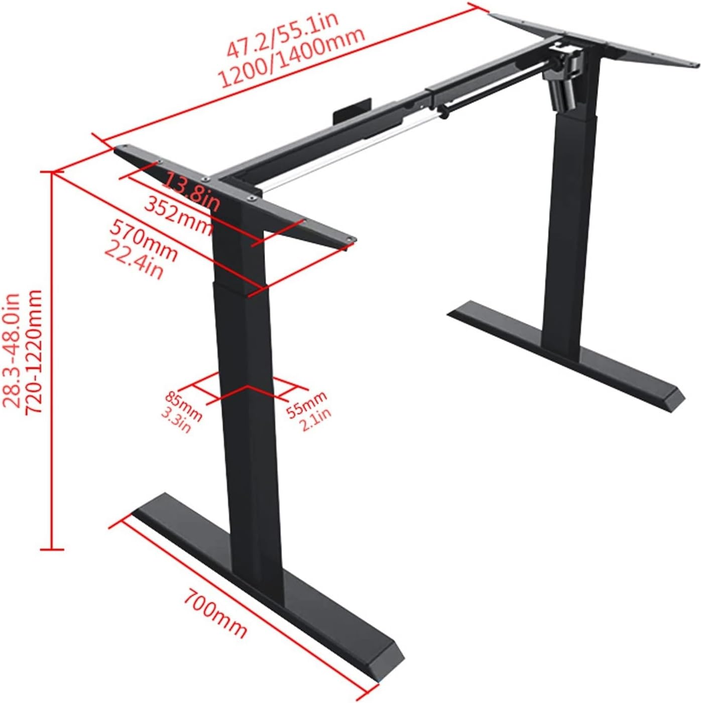 🖥️⚡ Electric Standing Desk | Adjustable Height Workstation 🏠📈