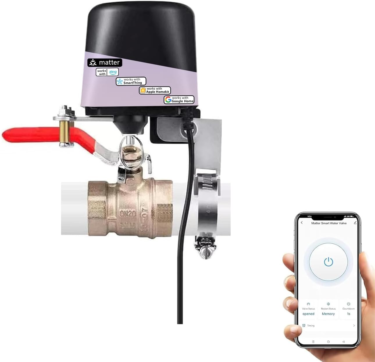 🌊💡 Smart Water Valve | Jinvoo Matter Auto Shutoff Controller 🚰