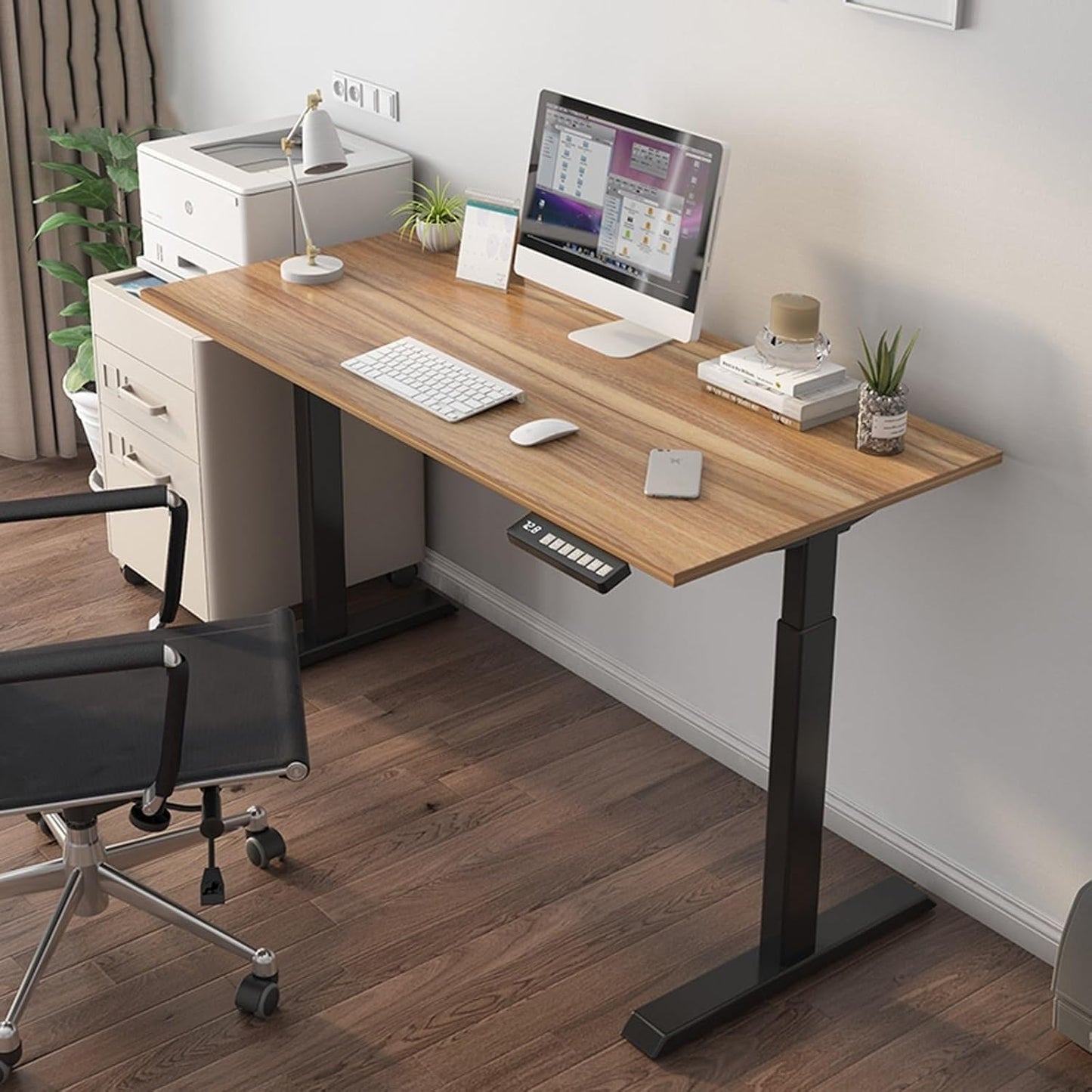 🖥️⚡ Electric Standing Desk | Adjustable Height Workstation 🏠📈