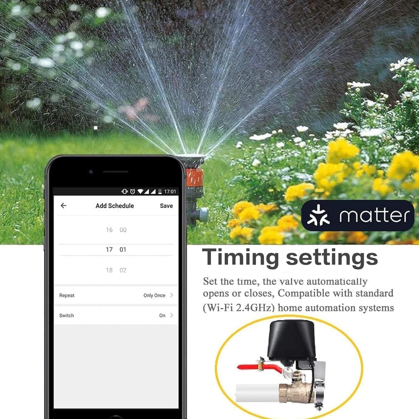 🌊💡 Smart Water Valve | Jinvoo Matter Auto Shutoff Controller 🚰